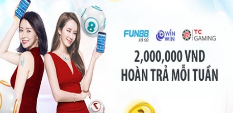 Khuyến mãi Fun88 - Tổng hợp chương trình khuyến mãi 2026 15 Khuyến mãi Fun88 -Hoàn trả mỗi tuần 2.000.000 VND tại xổ số.