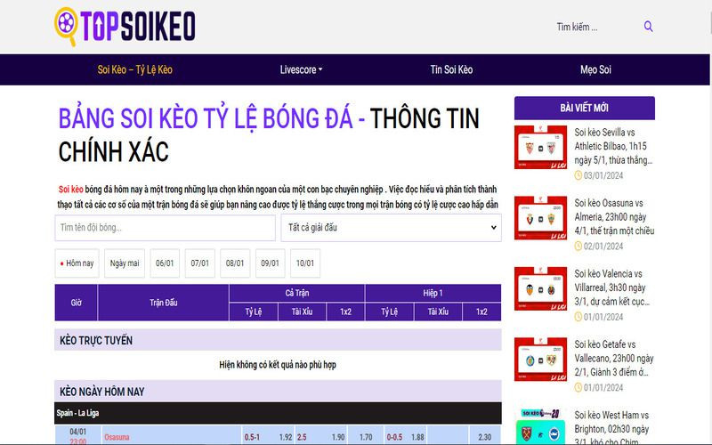 Topsoikeo.tv mang đến lượng kiến thức hữu ích cho dân cá độ Topsoikeo.tv mang đến lượng kiến thức hữu ích cho dân cá độ