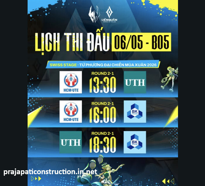 LỊCH SWISS STAGE TỨ PHƯƠNG ĐẠI CHIẾN NGÀY 06/05/2026 4 Screenshot 2026 05 06 115642