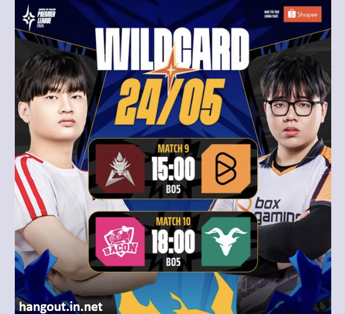 TRỰC TIẾP WILDCARD APL 2026 NGÀY 24/05 8 Screenshot 2026 05 24 151529